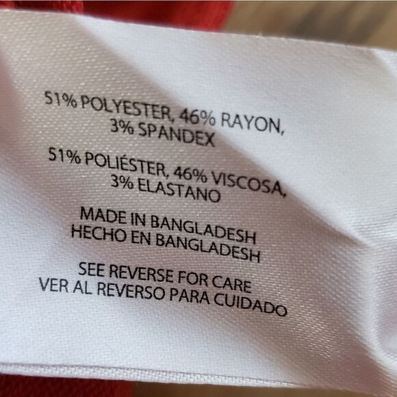 🔹️Orvis Burnt Clay Vneck Tunic Knit Short Sleeve Top XSmall - Picture 10 of 10